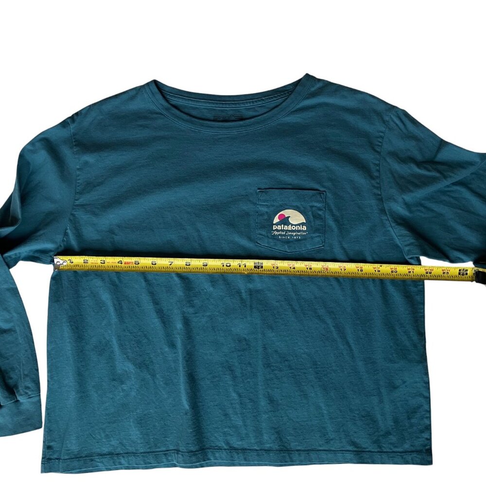 Patagonia Women’s Imagination easy cut pocket shirt wetland blue Size M & L NWT - Picture 6 of 16